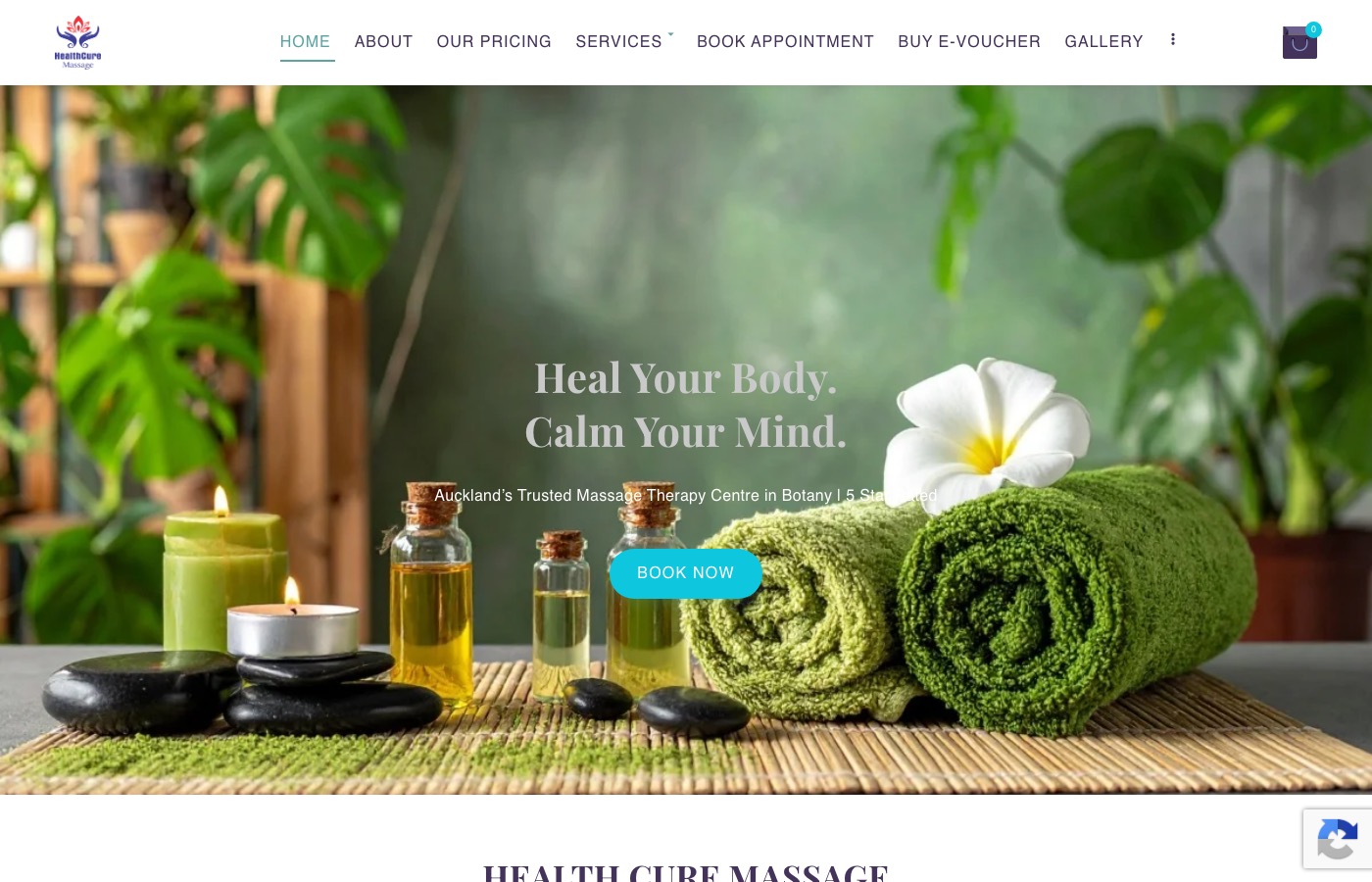 HealthCure NZ website